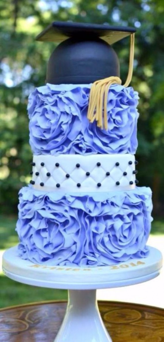 Simple but Creative Graduation Cakes and Cupcakes (1a)