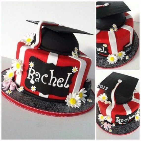 Simple but Creative Graduation Cakes and Cupcakes (2a)