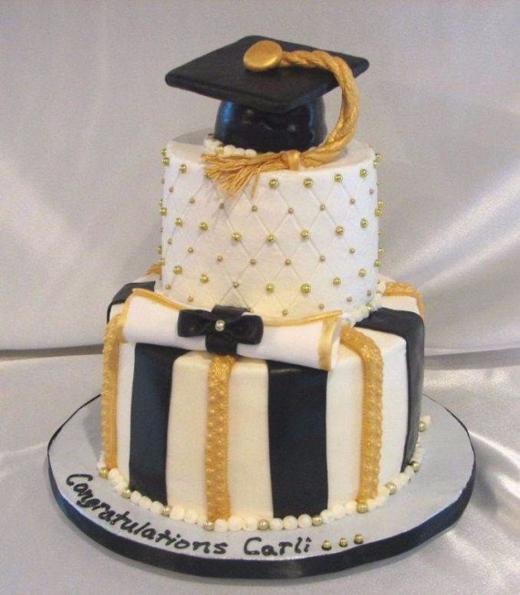 Simple but Creative Graduation Cakes and Cupcakes (2x)