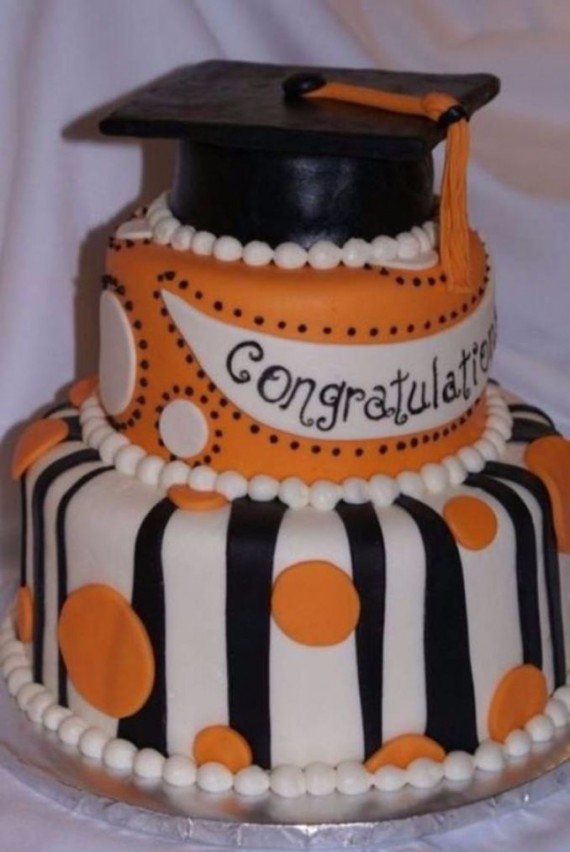 Simple but Creative Graduation Cakes and Cupcakes (3x)