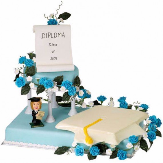 Simple but Creative Graduation Cakes and Cupcakes (3v)