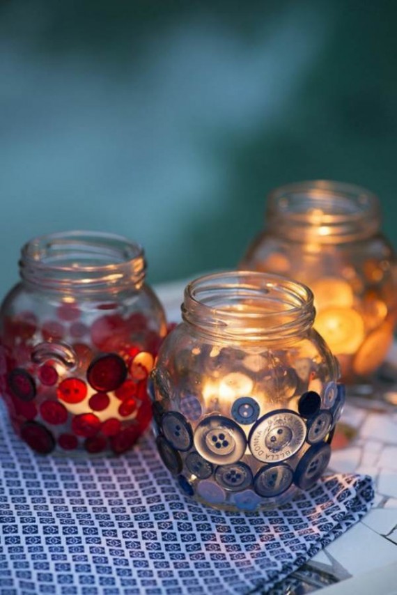 Creative DIY Craft Decorating Ideas Using Colorful Buttons (32)