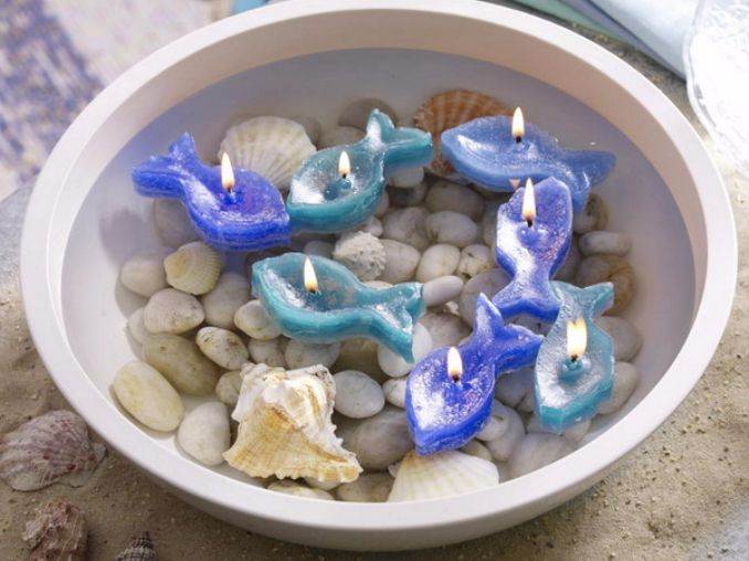 Holiday Romance In Miniature Summer Candle Centerpiece Ideas (10)