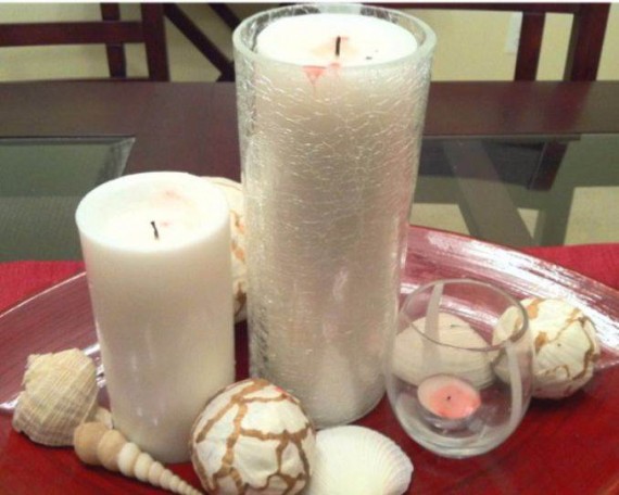 Holiday Romance In Miniature Summer Candle Centerpiece Ideas (16m)