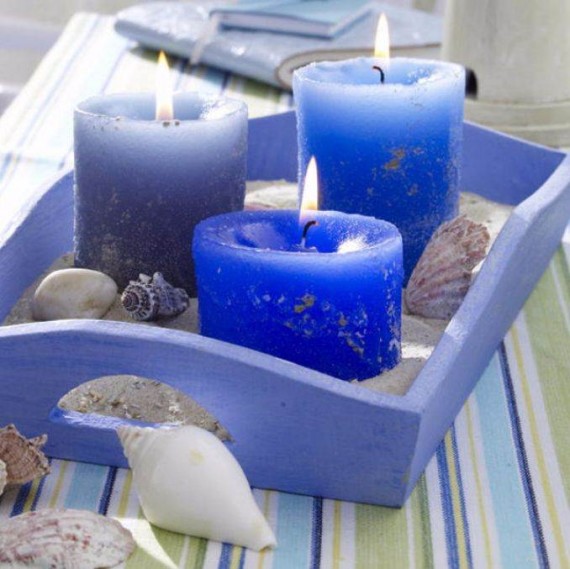 Holiday Romance In Miniature Summer Candle Centerpiece Ideas (7m)