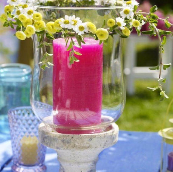 Holiday Romance In Miniature Summer Candle Centerpiece Ideas (7n)