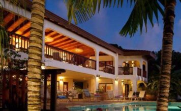 White Sandy Beaches and Ocean View in Tropical Setting