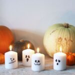 Halloween decoration with candles