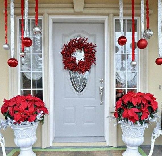 40 Cool DIY Decorating Ideas For Christmas Front Porch