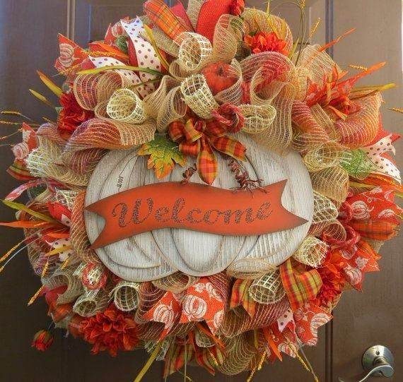 fall-deco-mesh-wreath-ideas-diy-thanksgiving-decorating-ideas-deco-mesh-ribbons