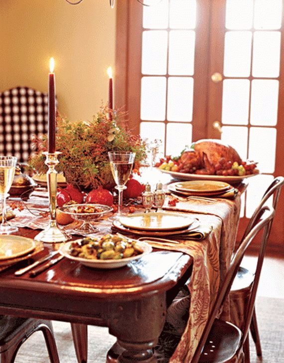 Elegant and Easy Thanksgiving Table Decorations Ideas ‎ ( (10)