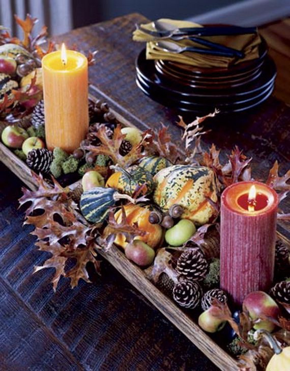Elegant and Easy Thanksgiving Table Decorations Ideas ‎ ( (8)