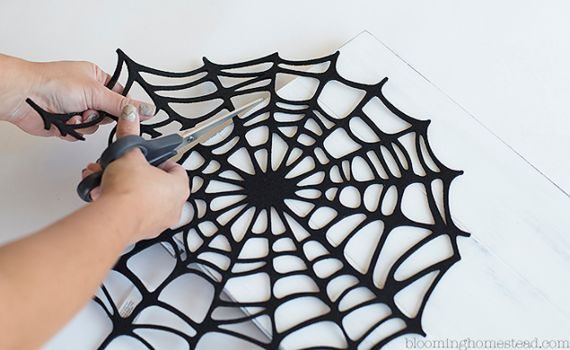 Trimming-Spider-web