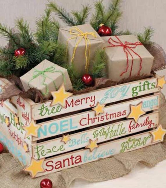 RECYCLED Christmas Decorations -DIY WOODEN BOXES