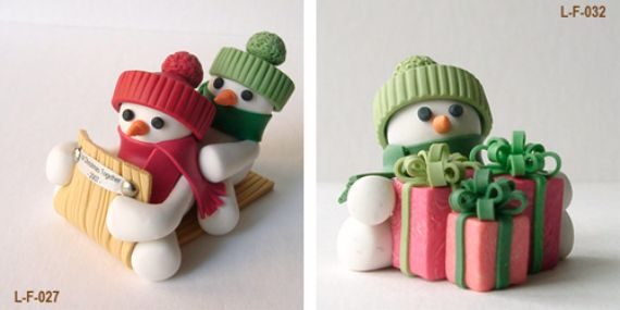 Polymer clay for Christmas decorations (1)
