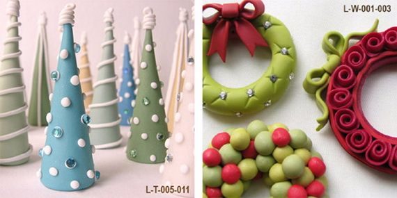 Polymer clay for Christmas decorations (3)