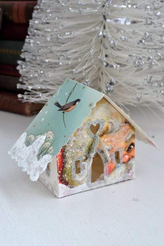 06-Christmas-card-glitter-house-can-be-used-as-an-ornament-or-just-decor