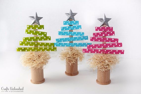 Christmas crafts to make with WOODEN STICKS ‎