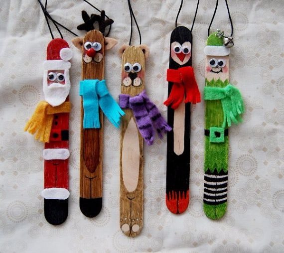 Cute and Fun Christmas Crafts for Kids ‎ with WOODEN STICKS ‎ (1)
