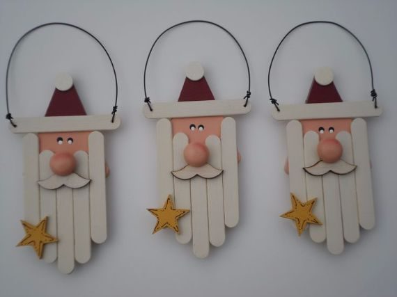 Easy Popsicle stick crafts for Christmas