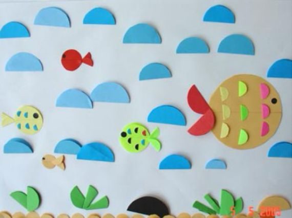 How to Make Craft Ideas with Paper Circles for Children ‎ (18)