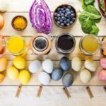 Coloring Easter eggs with natural dyes