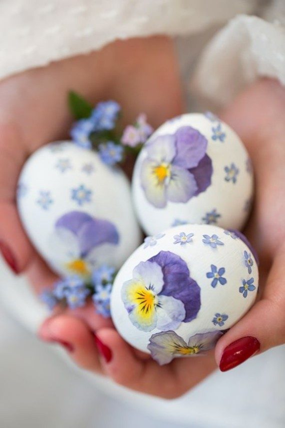 FLORAL EASTER EGGS ‎