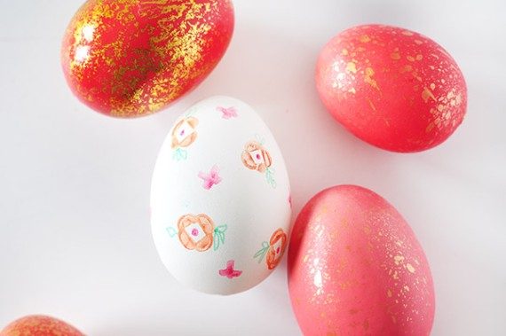 Flower-Stamped-Easter-Eggs