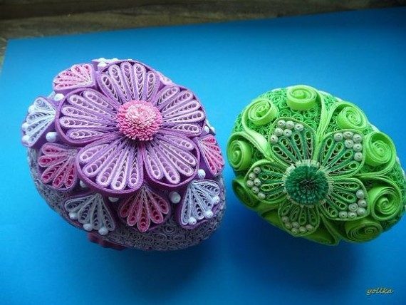 Quilled Easter Egg Craft