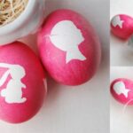 Stencil coloring of Easter eggs (1)