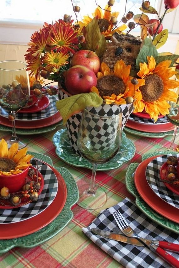 60 Beautiful Fall Table Setting Ideas For Special Occasions And Not ...