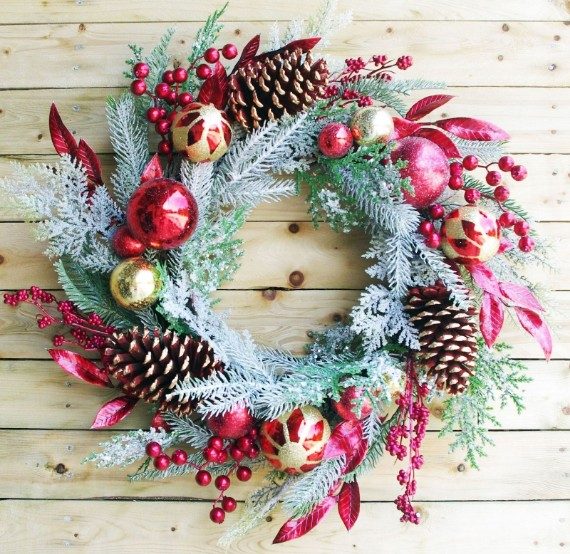 Unique Christmas Wreath Designs