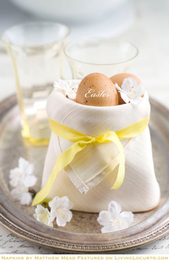Easter-Napkin to keep the egg warm