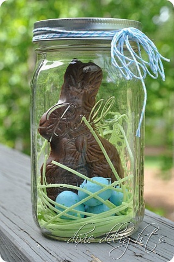 Chocolate Bunny in a Jar
