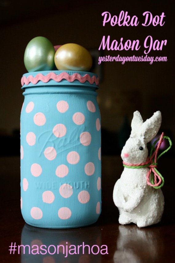 http://yesterdayontuesday.com/2014/04/polka-dot-mason-jar/