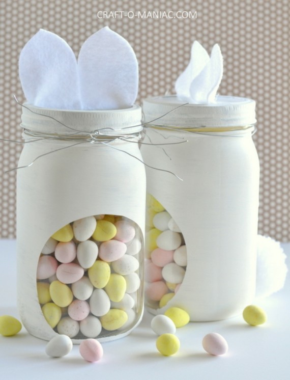 DIY Easter Bunny Candy Jar