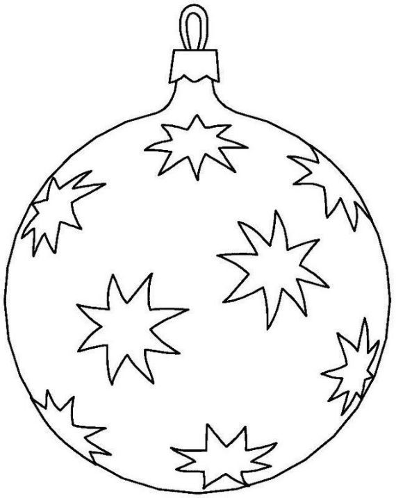 Christmas balls coloring pages -02