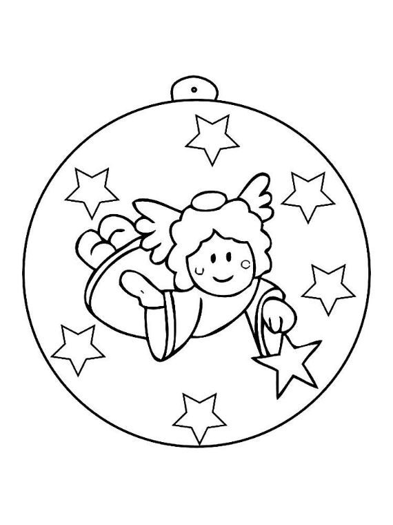 Christmas balls coloring pages -16