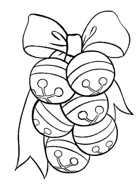 Christmas balls coloring pages -21