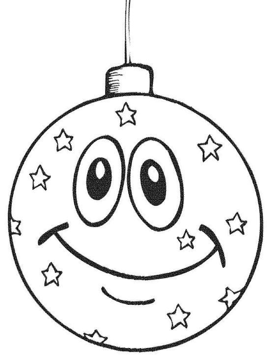Christmas balls coloring pages -23