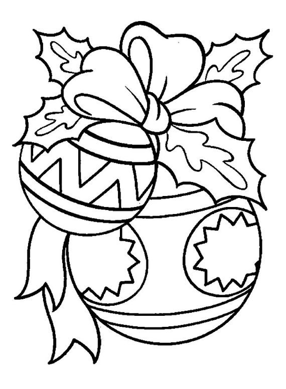 Christmas balls coloring pages – – 24