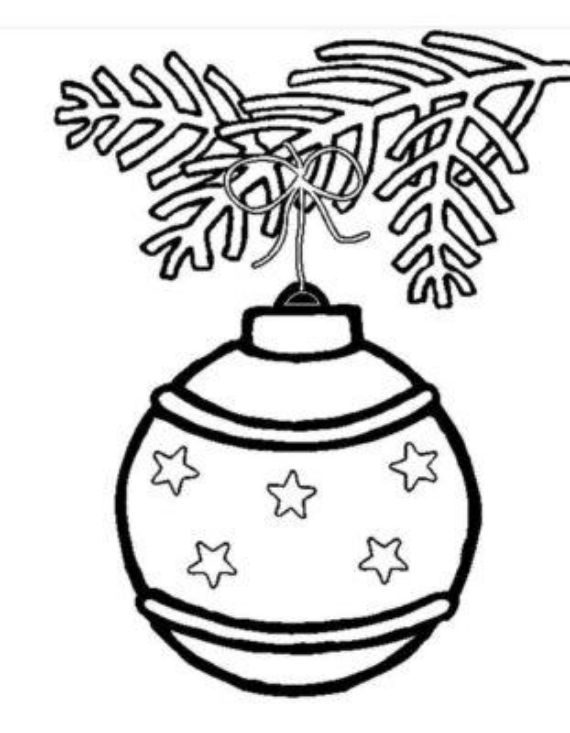 Christmas balls coloring pages -26