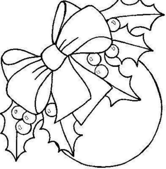 Christmas balls coloring pages -30