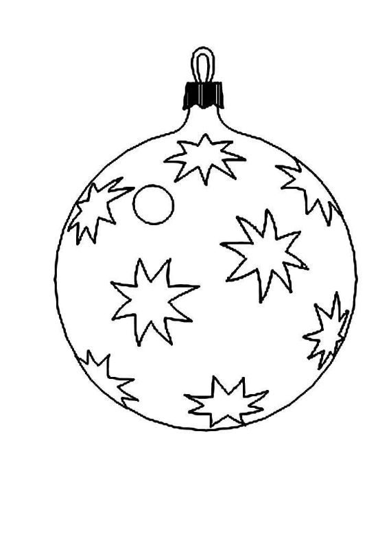 Christmas balls coloring pages -31