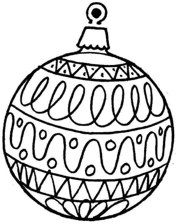 Christmas balls coloring pages -36