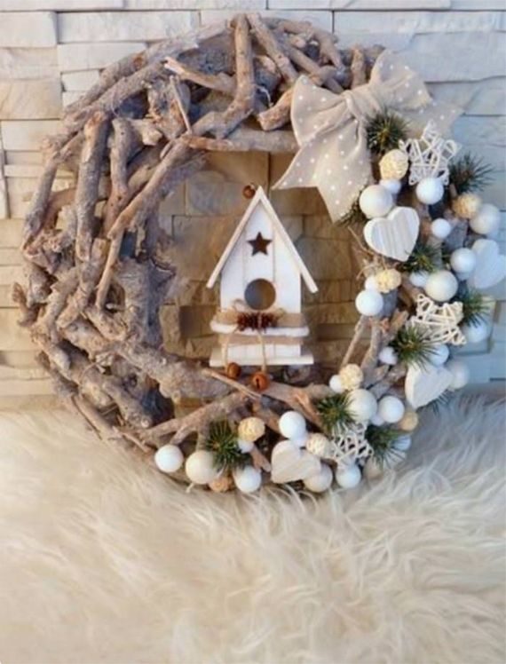 RUSTIC SWEETNESS christmas wreath
