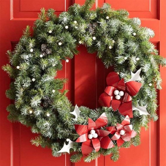 unique wreath for Christmas 18