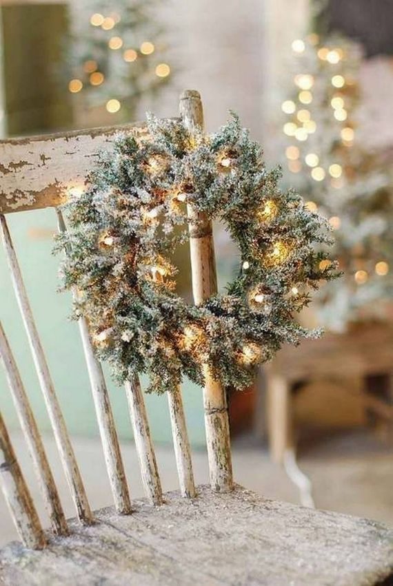 unique wreath for Christmas 26