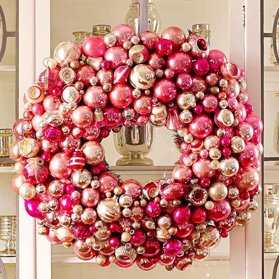 Girly-Christmas-front-door-wreath