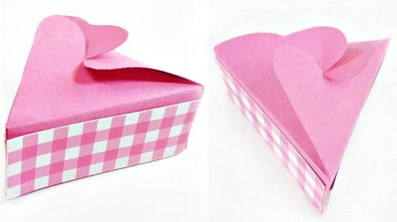 Paper crafts gift box template easy tutorial making diy